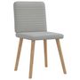 Voir la diapositive 3 : VIDAXL Chaises a manger lot de 2 gris nuage tissu