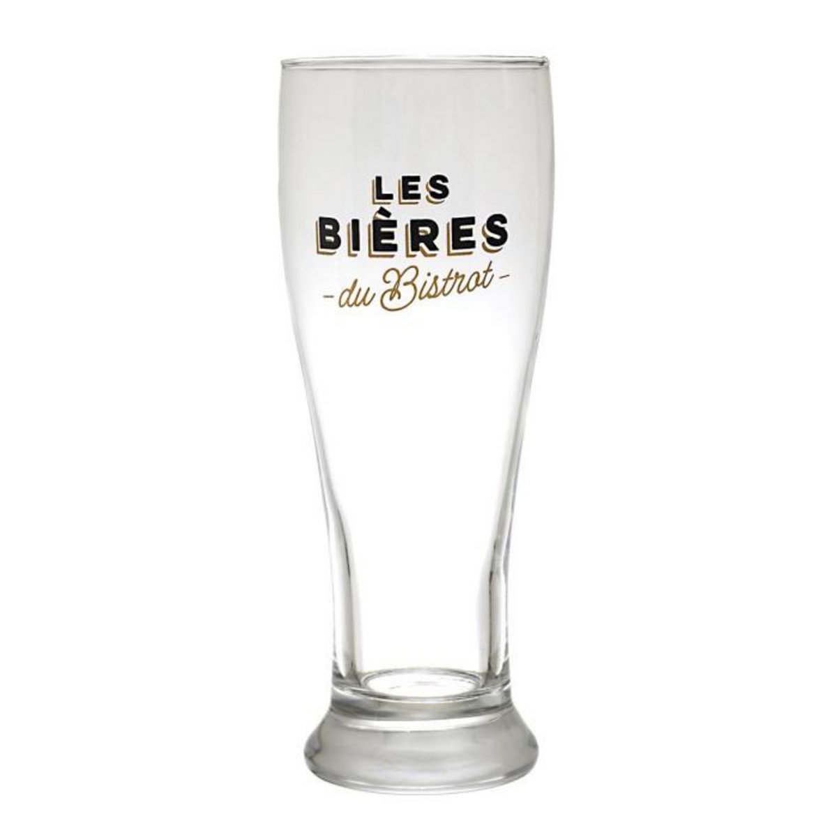 Paris Prix Coffret 4 Verres à Bières  Bistrot  47cl Transparent