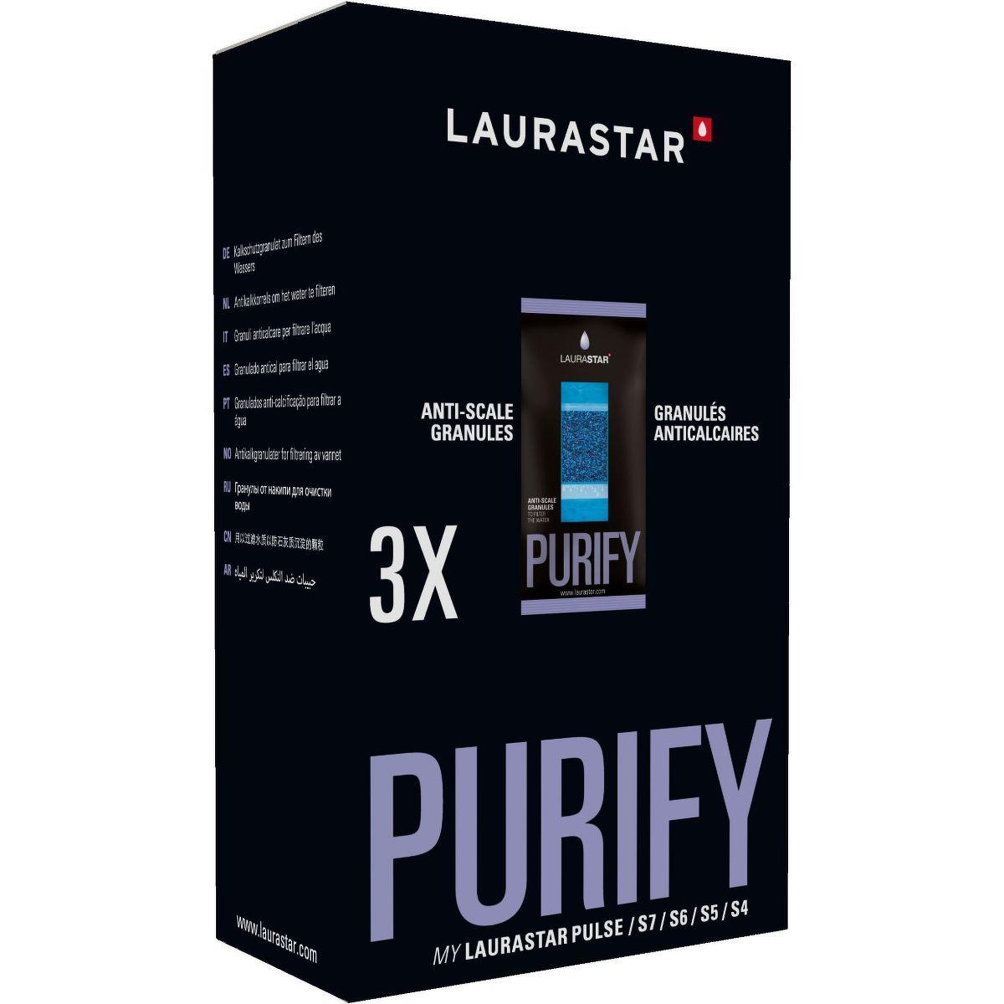 Voir la diapositive 3 : LAURASTAR Filtre anti-calcaire pour centre de repassage S et GO