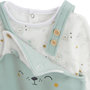 Voir la diapositive 3 : Petit Béguin Ensemble salopette bébé en molleton ultra chaud et t-shirt Kenya