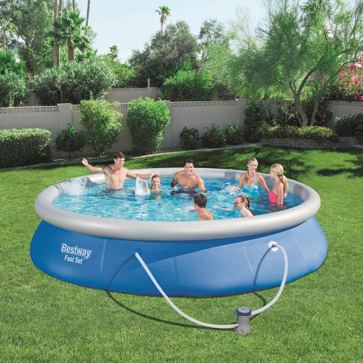 BESTWAY Bestway Ensemble de piscine Fast Set 457 x 84 cm 57313