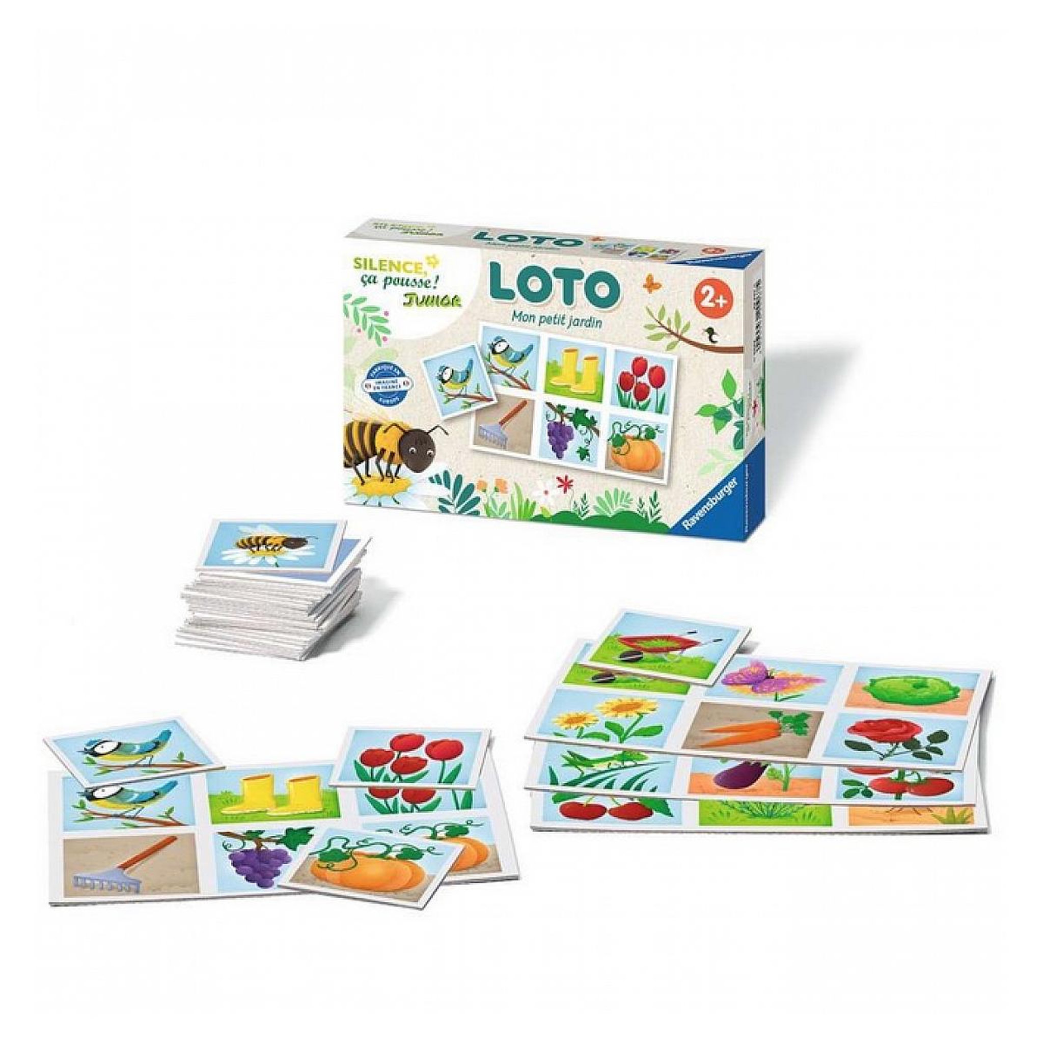 Voir la diapositive 2 : RAVENSBURGER Jeu de Loto  Silence ca pousse Junior