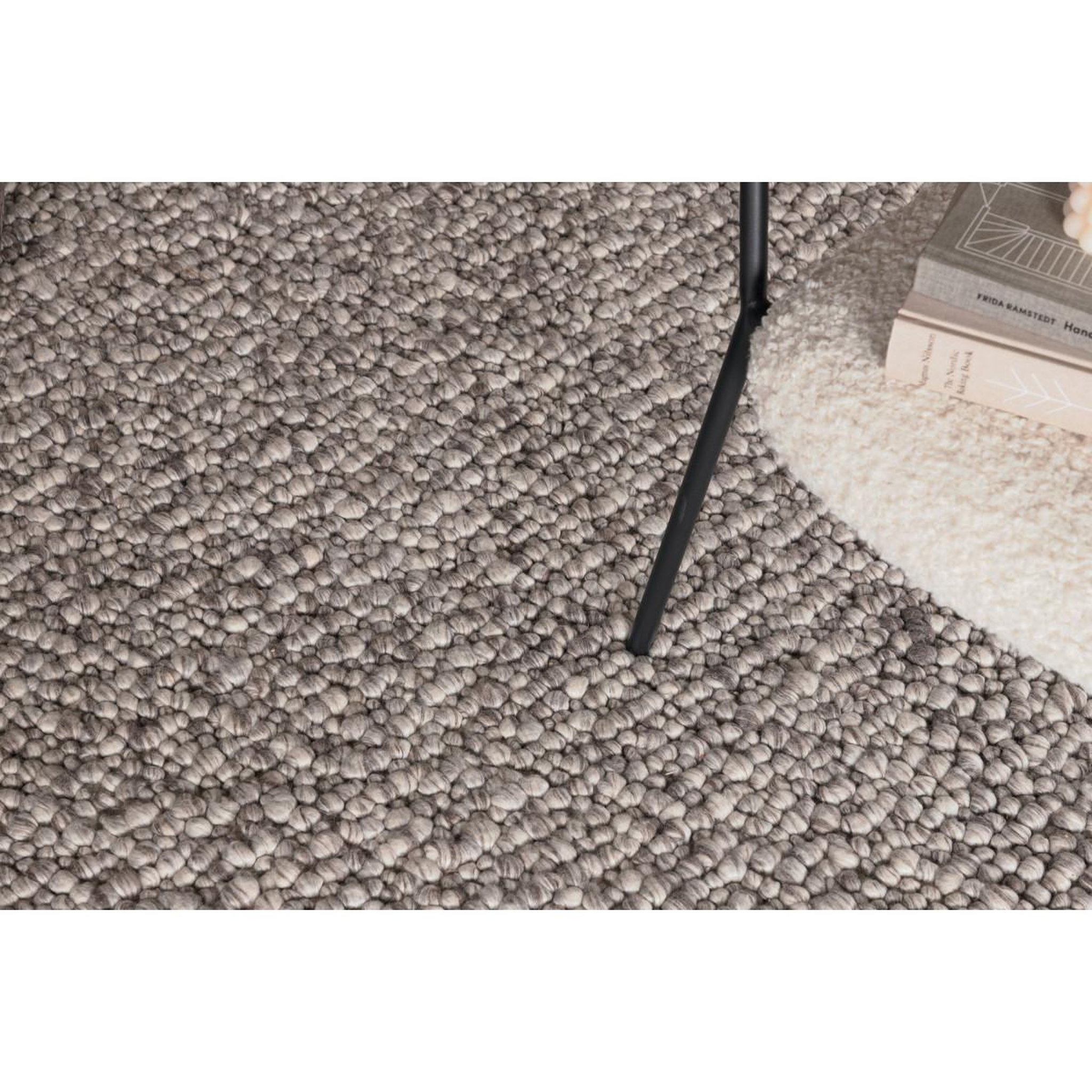 Voir la diapositive 3 : Paris Prix Tapis déco en laine  jajru  250x350cm gris clair
