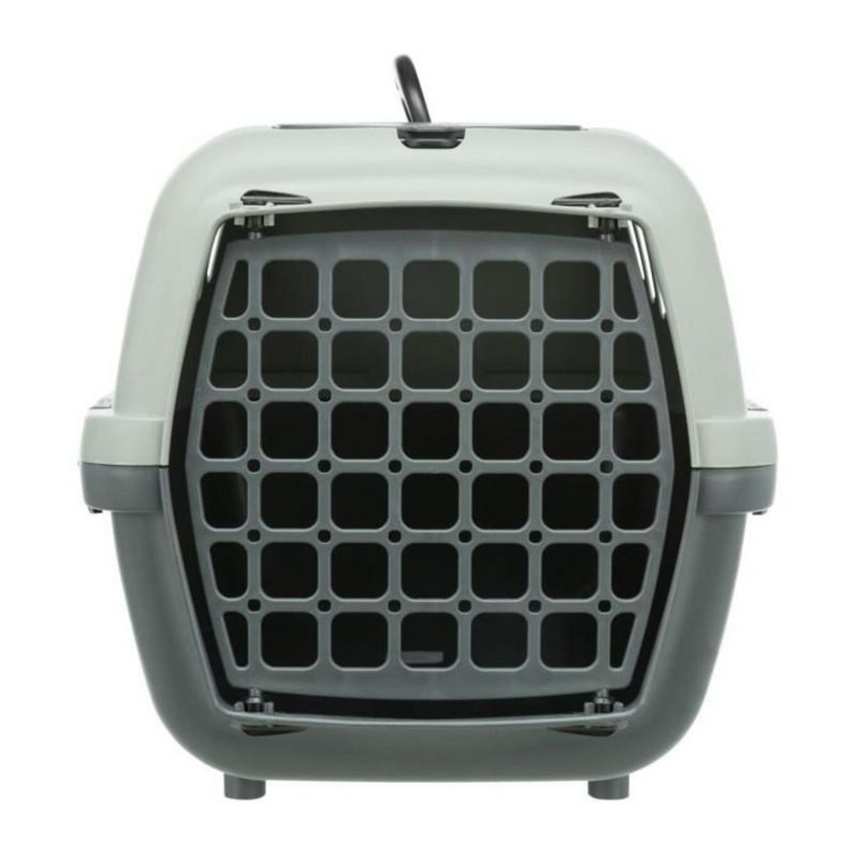 Trixie TRIXIE Box de transport Capri 2 - XS-S - 37 x 34 x 55 cm - Anthracite, gris et vert - Pour chien