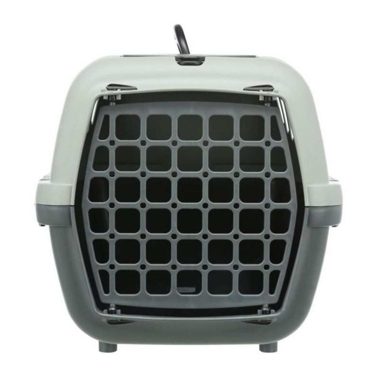 Trixie TRIXIE Box de transport Capri 2 - XS-S - 37 x 34 x 55 cm - Anthracite, gris et vert - Pour chien