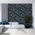 Noordwand Noordwand Papier peint Zero Exotic Animals Bleu
