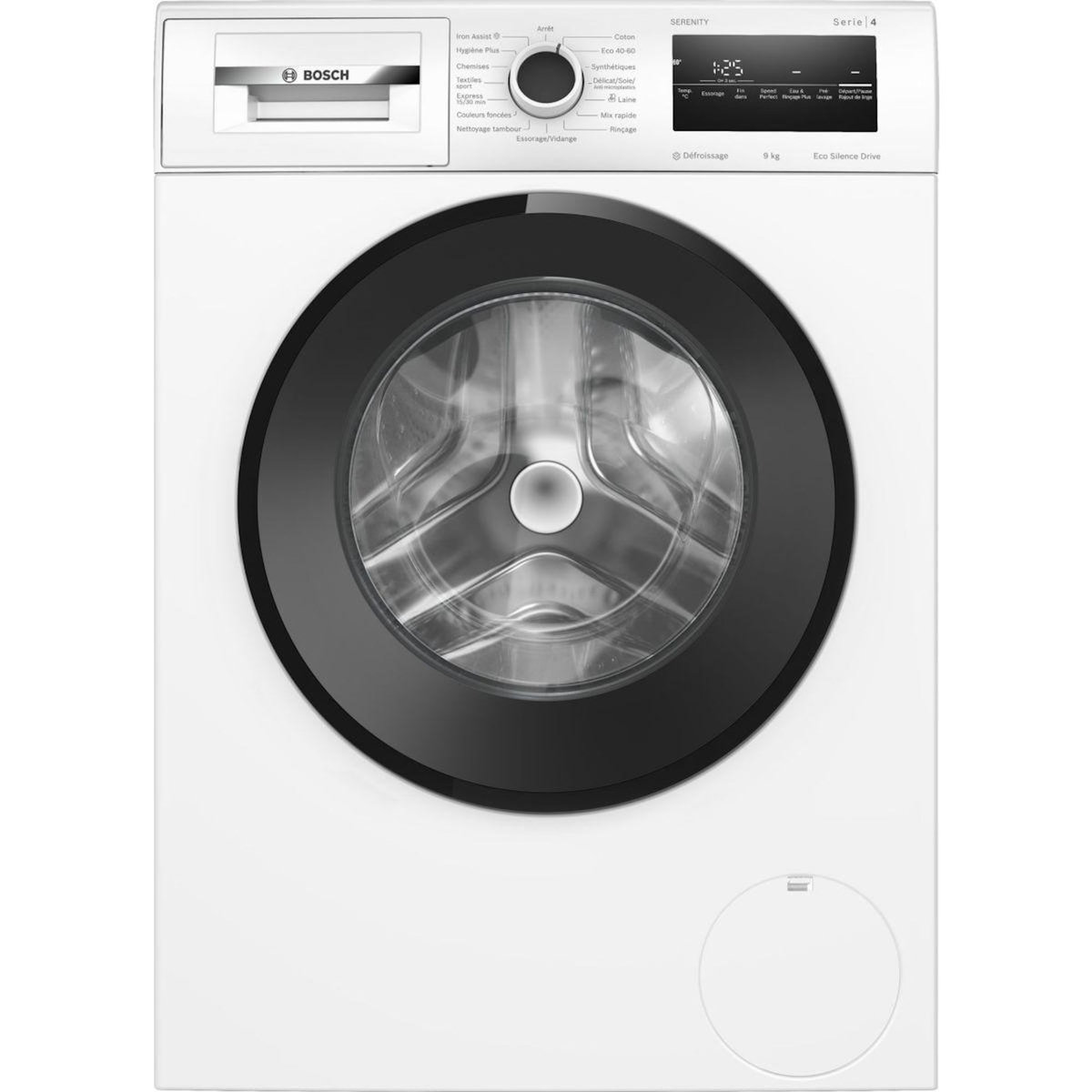 BOSCH Lave linge hublot WAN2823QFR, Speed Perfect, Iron Assist