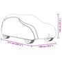 Voir la diapositive 6 : VIDAXL Housse de voiture SUV avec sangles a boucle complete XL PEVA