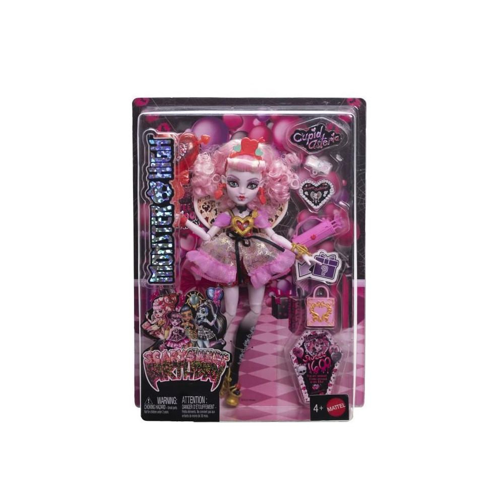 Voir la diapositive 6 : MONSTER HIGH Monster High - Poupée Cupid Asteria Monstrueux Anniversaire - Poupée - Monster High - JBG77