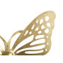 Voir la diapositive 2 : Paris Prix Lot de 4 Décorations Murales en Métal  Butterflies  35cm Or