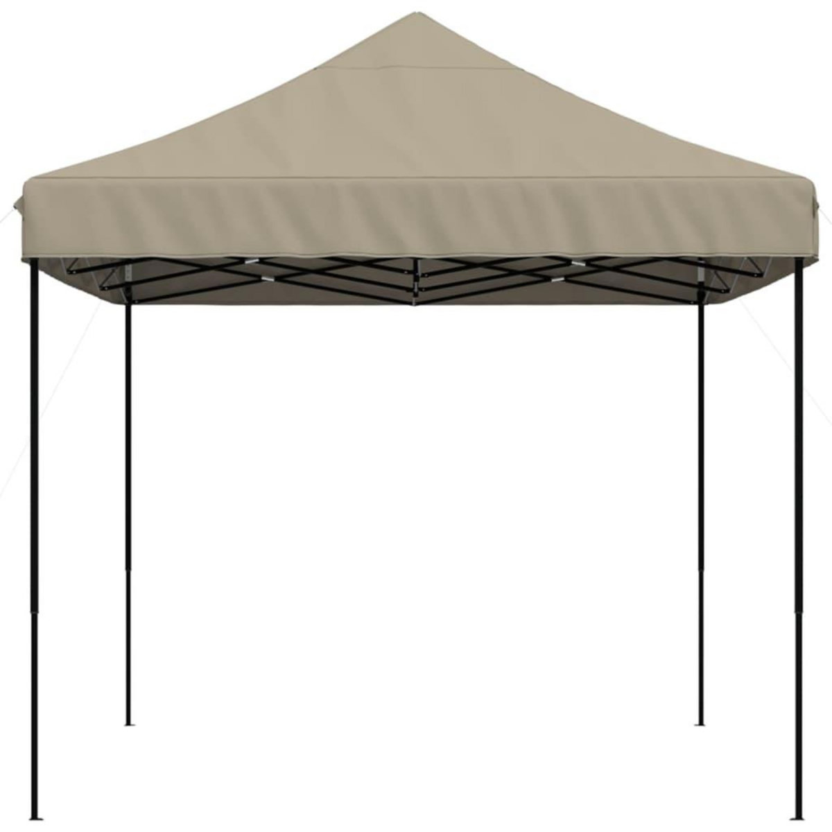 VIDAXL Tente de reception pliable escamotable taupe 410x279x315 cm