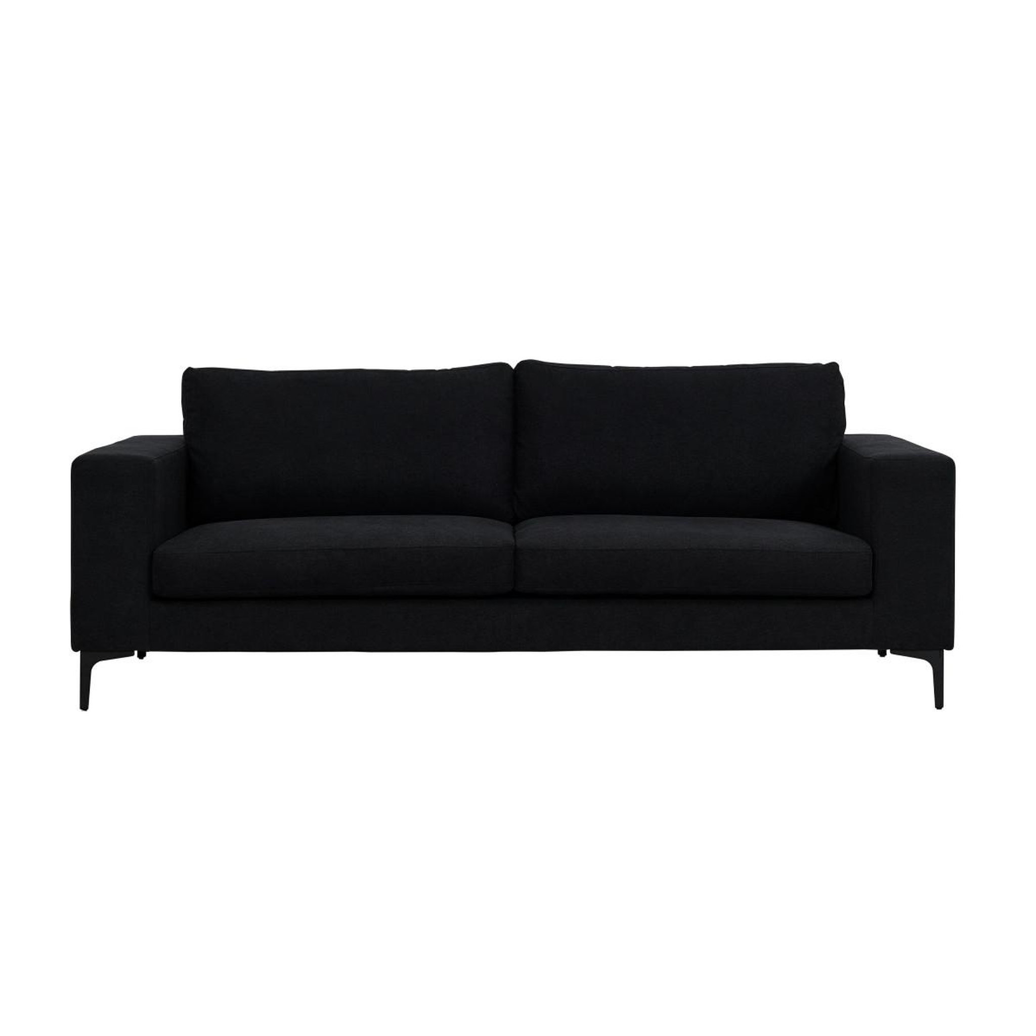 Voir la diapositive 2 : Paris Prix Canapé 3 places en velours  bolero  215cm noir