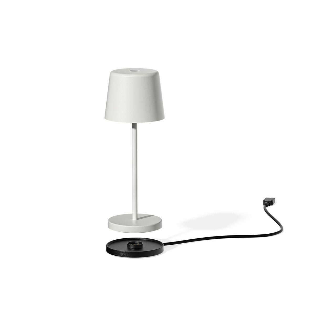 Lumisky Mini lampe de table KELLY MINI Blanc Aluminium H22cm