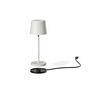 Voir la diapositive 6 : Lumisky Mini lampe de table KELLY MINI Blanc Aluminium H22cm