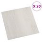 Voir la diapositive 2 : VIDAXL Dalles de plancher autoadhesives 20 pcs PVC 1,86 m^2 beige