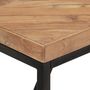 Voir la diapositive 5 : VIDAXL Table a dîner 160x70x76 cm Bois massif d'acacia et de manguier