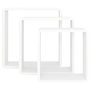 Voir la diapositive 5 : VIDAXL Etageres murales sous forme de cube 3 pcs Blanc MDF