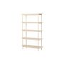 Voir la diapositive 3 : Paris Prix Étagère 5 Niveaux  Heim  190cm Naturel
