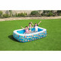 Voir la diapositive 1 : BESTWAY Bestway Piscine gonflable pour enfants Bleu 229x152x56 cm