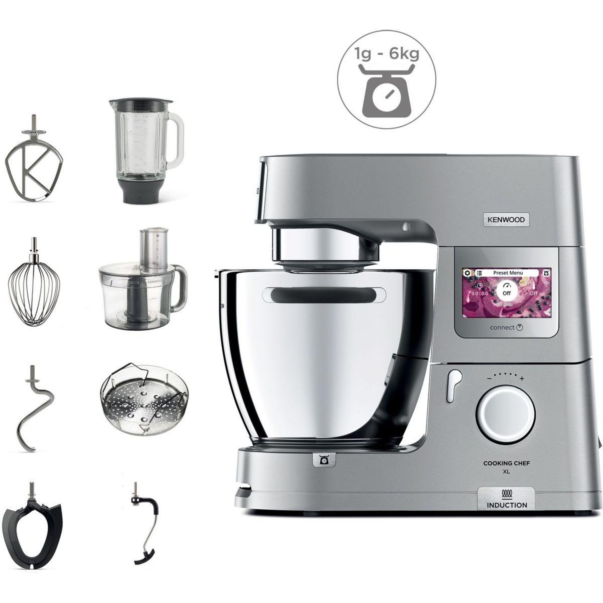 Voir la diapositive 2 : KENWOOD Robot pâtissier Cooking Chef Experience KCL95.429SI