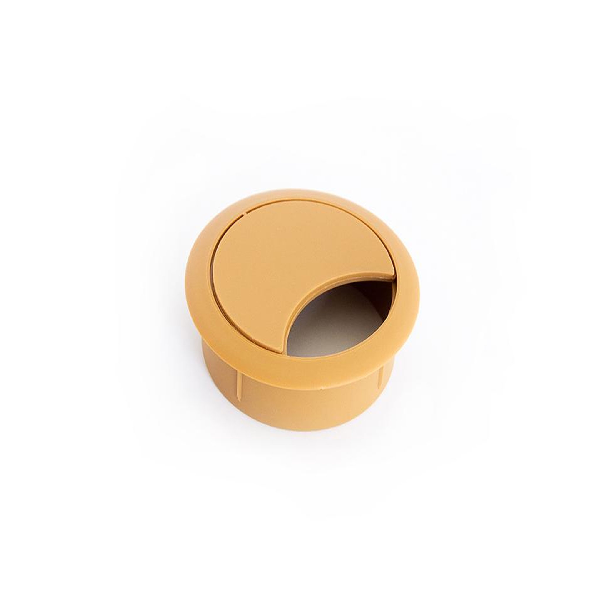 CENTRALE BRICO Passe-câble plastique 60mm  hetre