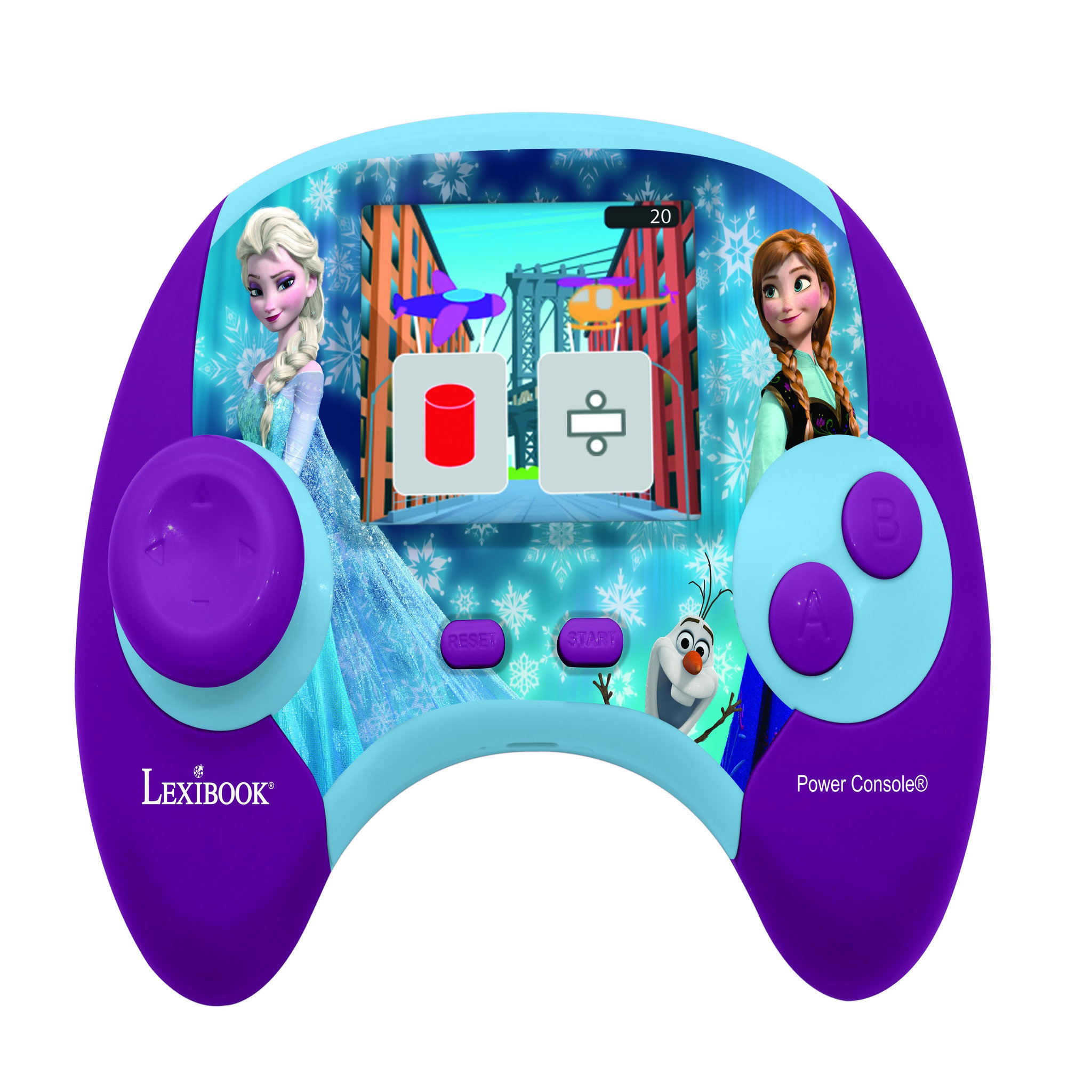 Voir la diapositive 2 : Lexibook Console de jeux Bilingue La reine des neiges (FR/EN)