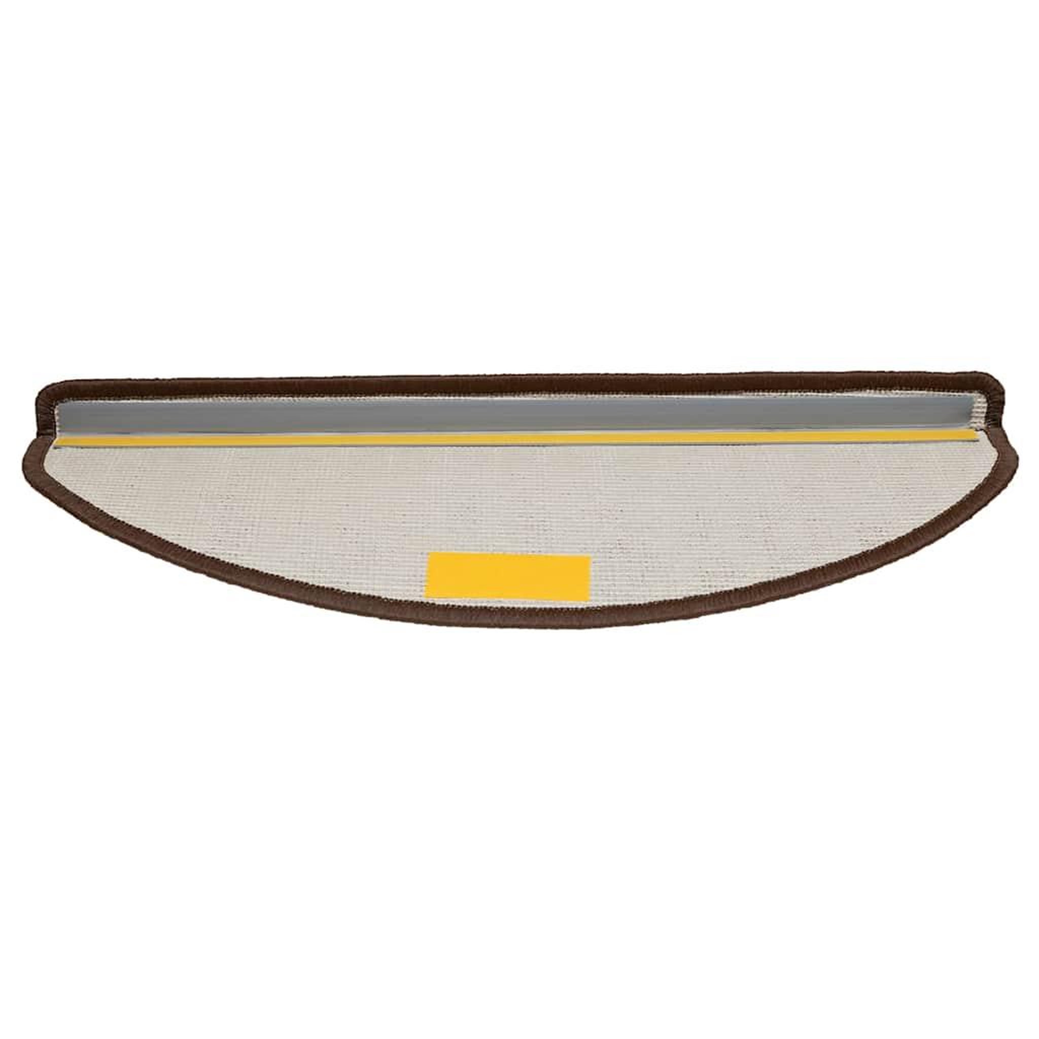Voir la diapositive 4 : VIDAXL Tapis d'escalier 30 pcs marron 65x21x4 cm