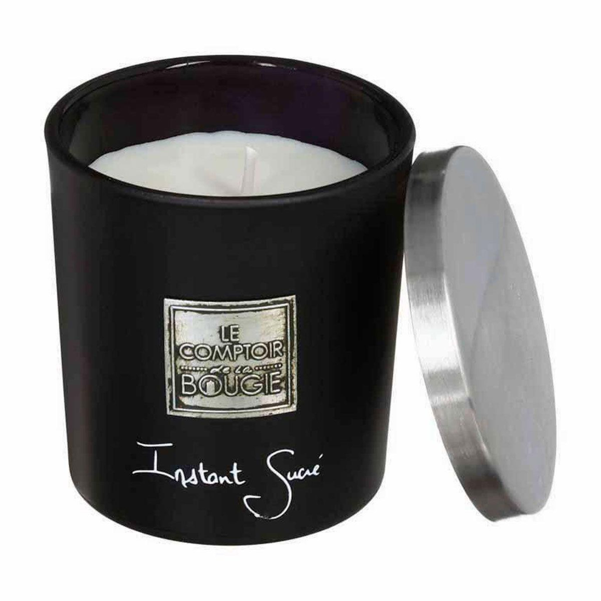 Voir la diapositive 2 : COMPTOIR DE LA BOUGIE Bougie parfumée  loyd  130g instant sucré