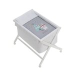 INTERBABY Berceau Tipi Oso-Gris en Croix - Confort et Sécurité pour Bébé