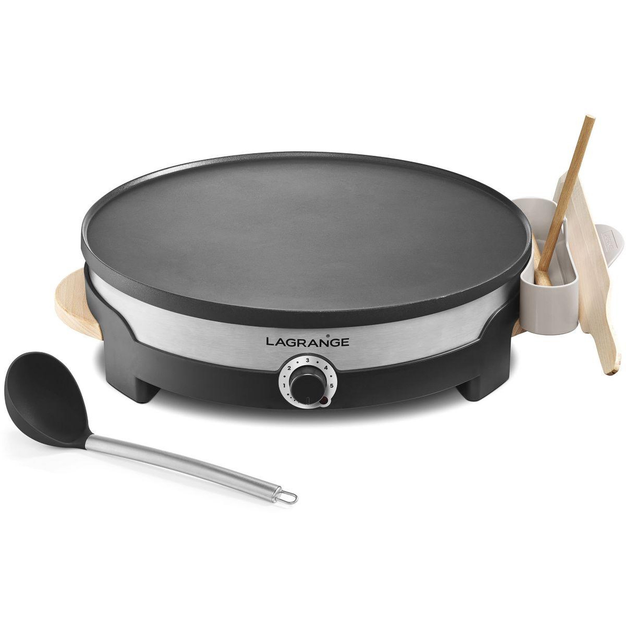 Voir la diapositive 2 : LAGRANGE Crêpière tradi duo grande et mini crêpes 10901