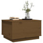 Voir la diapositive 4 : VIDAXL Table basse Marron miel 60x50x35 cm Bois massif de pin