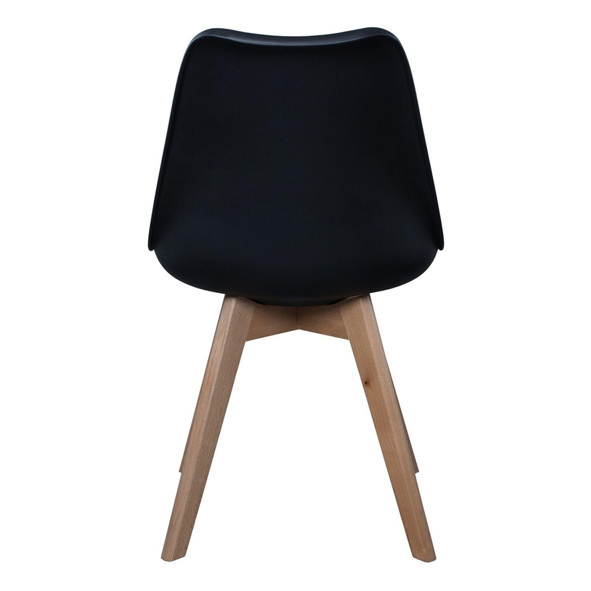 Voir la diapositive 4 : The Home Deco Factory Chaise scandinave avec coussin