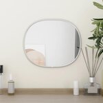 VIDAXL Miroir mural Argente 30x25 cm