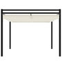 Voir la diapositive 4 : VIDAXL Tonnelle de jardin avec toit retractable creme 3x3 m aluminium