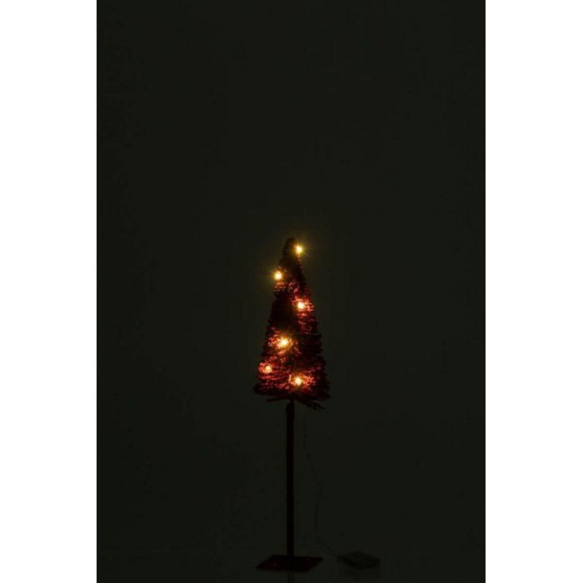 Paris Prix Statuette Déco à LED   Sapin  58cm Rouge