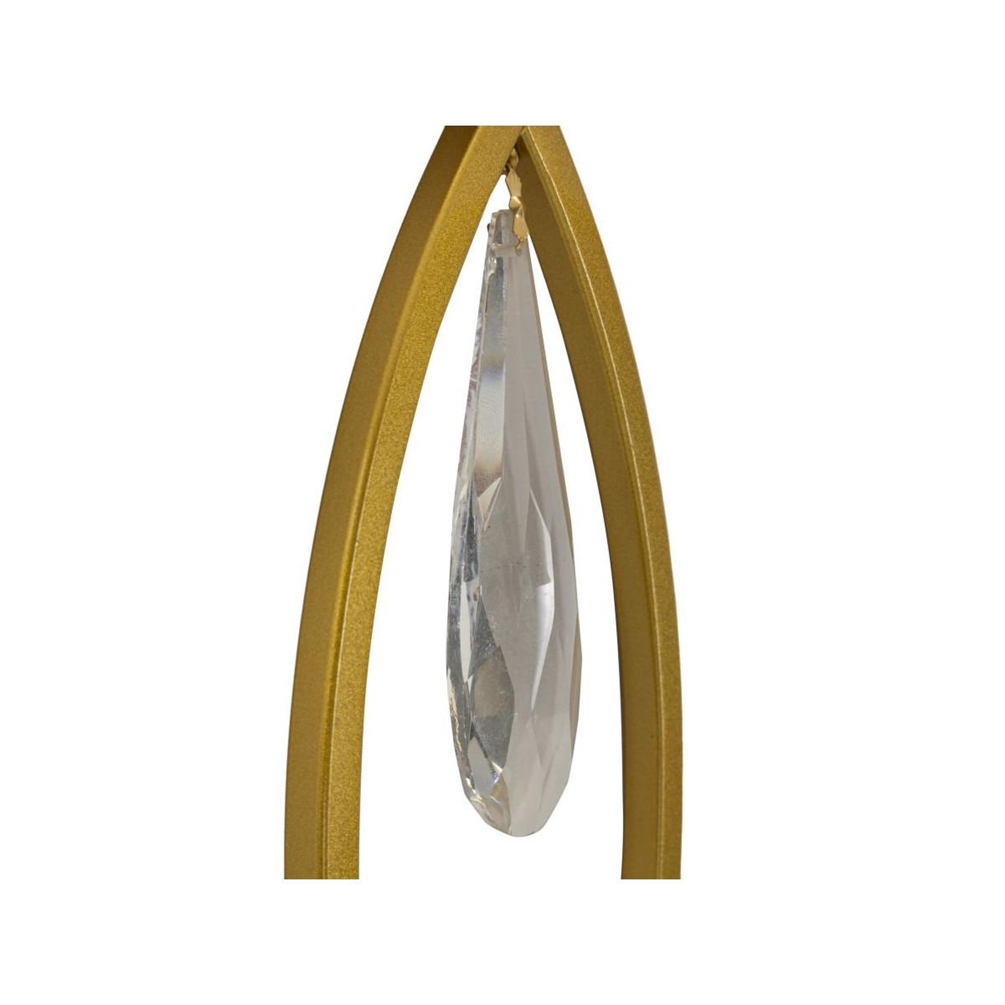 Voir la diapositive 6 : Paris Prix Applique Murale  Vienna  50cm Blanc & Or
