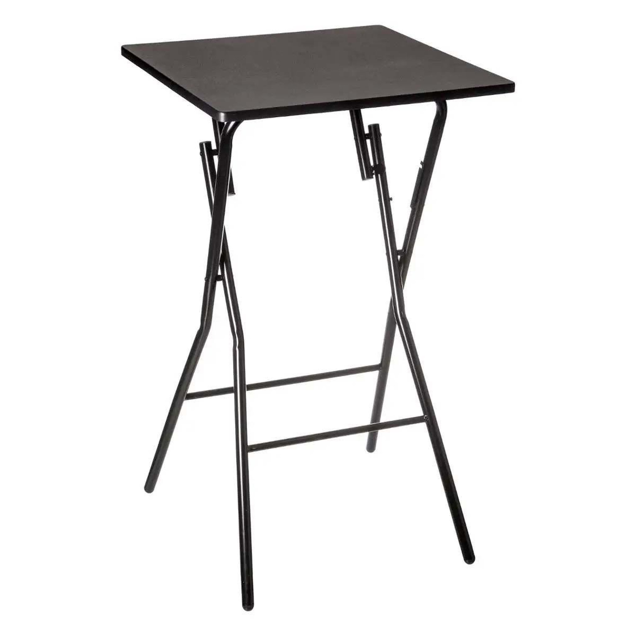 FIVE Table de bar en métal  pliante  102cm noir
