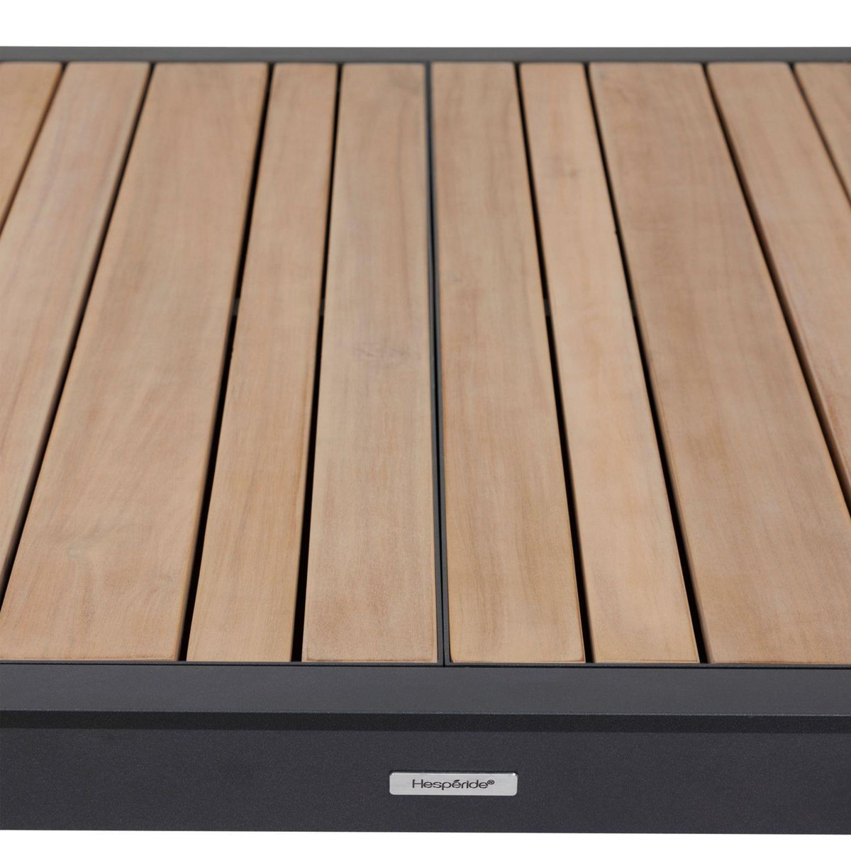 HESPERIDE Table de jardin extensible Corvo acacia et aluminium - 12 Places