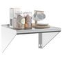 Voir la diapositive 4 : VIDAXL Etagere murale 50x45x31 cm argente acier inoxydable