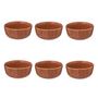 Voir la diapositive 1 : SECRET DE GOURMET Lot de 6 Coupelles  Sublima  15cm Rose