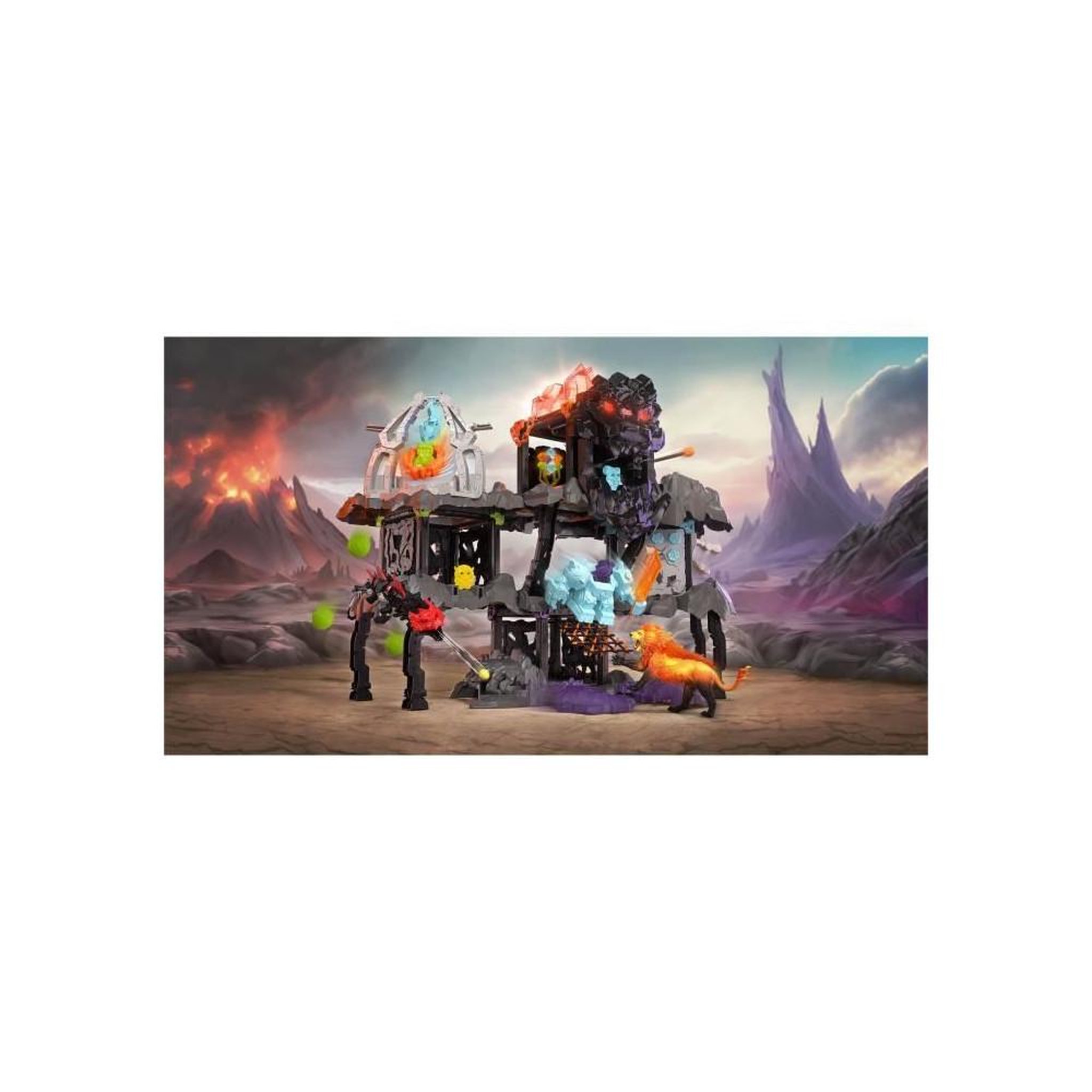 Voir la diapositive 2 : Schleich Coffret MasterCave Smashrador Eldrador, 18 fonctions, 6 figurines, SCHLEICH 42757 Eldrador Creatures, 119 pieces, Des 7 ans