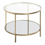 Voir la diapositive 1 : Paris Prix Table d'Appoint Design  Timana  60cm Or