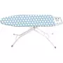 Wenko Housse de table à repasser - Longueur 160 cm x 41 cm - Bleu et blanc