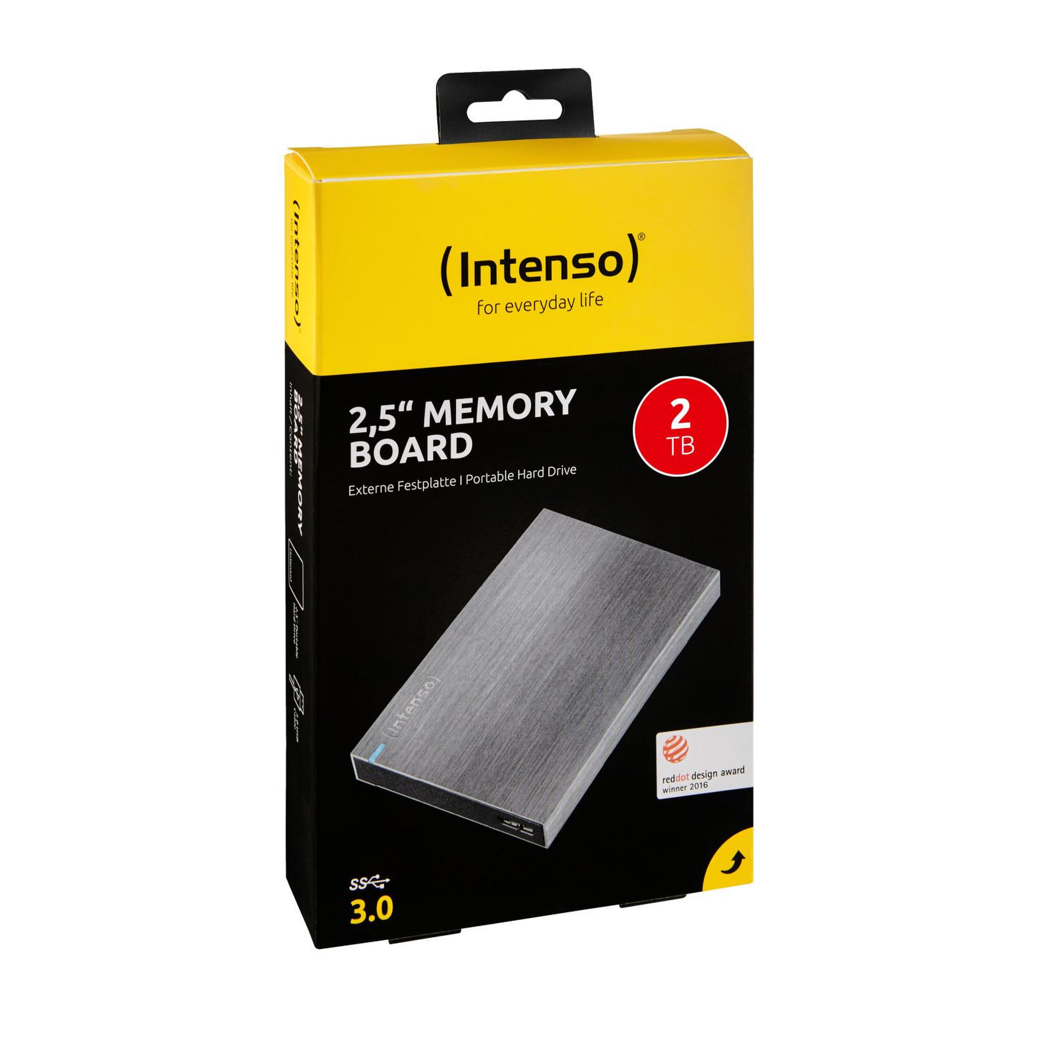 Voir la diapositive 3 : Intenso Intenso 6028680 disque dur externe 2 To 5400 tr/min 2.5  Micro-USB B Anthracite