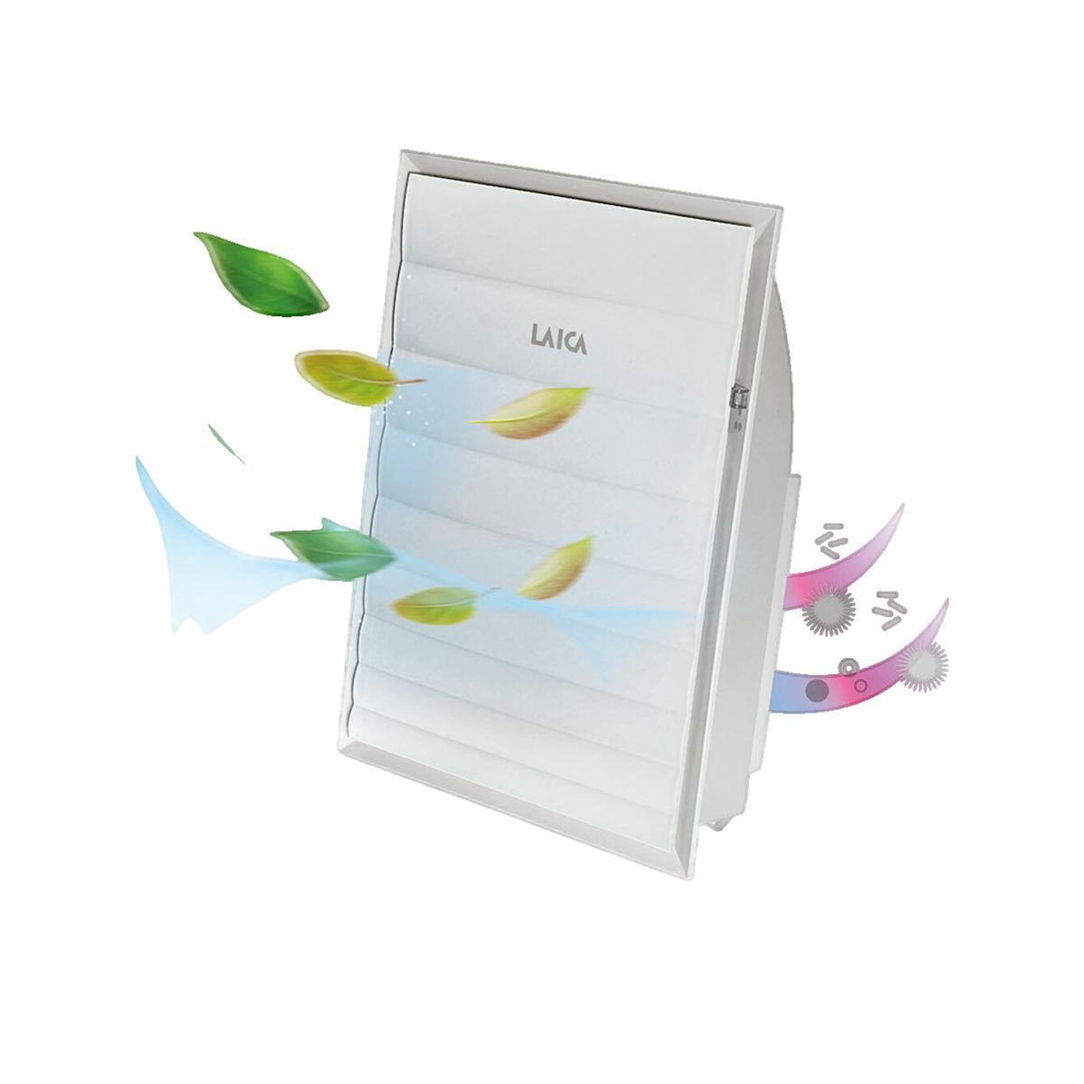 LAICA Purificateur d'air Laica HI5000W avec filtre HEPA blanc