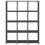 Voir la diapositive 2 : VIDAXL Etagere d'affichage 12 cubes Gris 103x30x141 cm Tissu