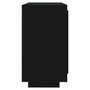 Voir la diapositive 4 : VIDAXL Buffet Noir 80x40x75 cm Bois d'ingenierie
