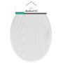 Voir la diapositive 6 : Paris Prix Abattant WC Effet Bois  Strata  46cm Blanc
