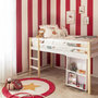 Voir la diapositive 3 : Atmosphera Kids Tapis Rond Enfant  Circus  120cm Beige