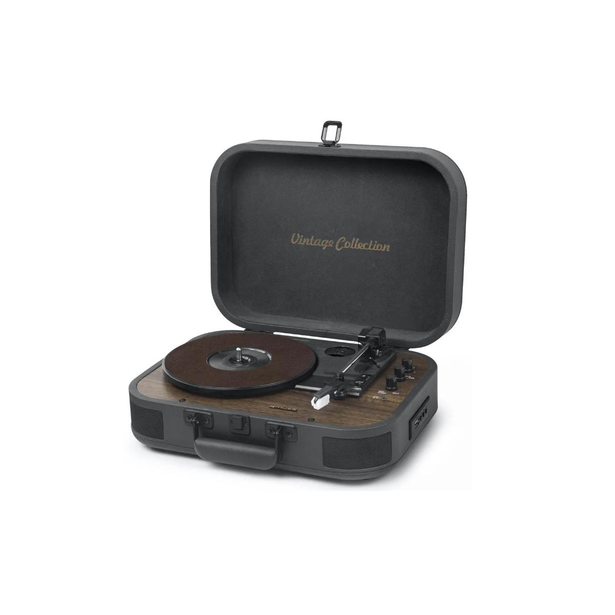Muse Platine vinyle 3 vitesses 22, 45, 78 tours avec bluetooth - MT207DGB
